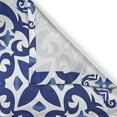 thumbnail image 3 of Ambesonne Spanish Tile Kitchen Curtains, Mediterranean Florals, 55"x30", Lavender Blue Indigo, 3 of 3