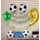 thumbnail image 5 of Kwuz Globos de fútbol 40" Dorado Número 9 Decoración para fiesta, 5 of 7