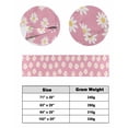 thumbnail image 6 of Xipuska White Pink Daisy Bed Runners for Twin Size Bed, Decorative Bed Throws for Foot of Bed, Spring Summer Floral Farmhouse Bed Runner Sofa Throw Bedding Scarf Protector Slipcover for Bedroom/Hotel, 6 of 6
