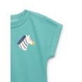 thumbnail image 3 of Garanimals Baby Boy Jersey Tee with Rolled Sleeves, Sizes 0-24 Months, 3 of 3