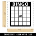 thumbnail image 2 of Blank Bingo Card Self-Inking Rubber Stamp Ink Stamper - Blue Ink - Small 1 Inch, 2 of 7