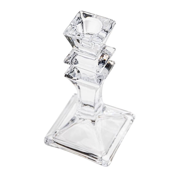 Candelabro Mainstays de Cristal Cuadrado 15.5 cm
