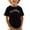 Black, variant on Boys T Shirts Toddler Boys Letter Print Crew Neck Short Sleeve T-Shirt Summer Casual Loose Basic Back To School Clothes