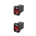 thumbnail image 3 of Sidaley de coche con reemplazo de adaptador de carga de coche LED dual USB para Corolla/Prado/Reiz, rojo, FTU Type2 NO2 Sidaley CBP172466, 3 of 6