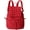 Red, variant on Quilted Backpack for Women Lightweight Puffer Drawstring Padding Hiker Back Pack Travel Backpack College Gym Bag