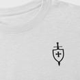 thumbnail image 4 of Archangel Michael Graphic T-Shirt, Unisex Classic Fit Religious Sword Angel Tee, 4 of 9