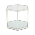 thumbnail image 1 of Home Gear Hexagon Silver End Table, 1 of 3