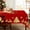 Cerfs, variante sur Nappe Ovale Joyeux Noël 60x84 Pouces Nappe de Noël Cerf Doré Arbre de Noël Couvertures de Table Rouge Décoration de Noël pour Fête de Noël Salle à Manger Maison Cuisine Pique-Nique