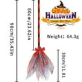 thumbnail image 2 of Halloween Witch Broom Detachable Witch Broom Props Wizard Broomstick Cosplay Broomstick Halloween Cosplay Party Dress Up Dance Party Supplies, 2 of 6