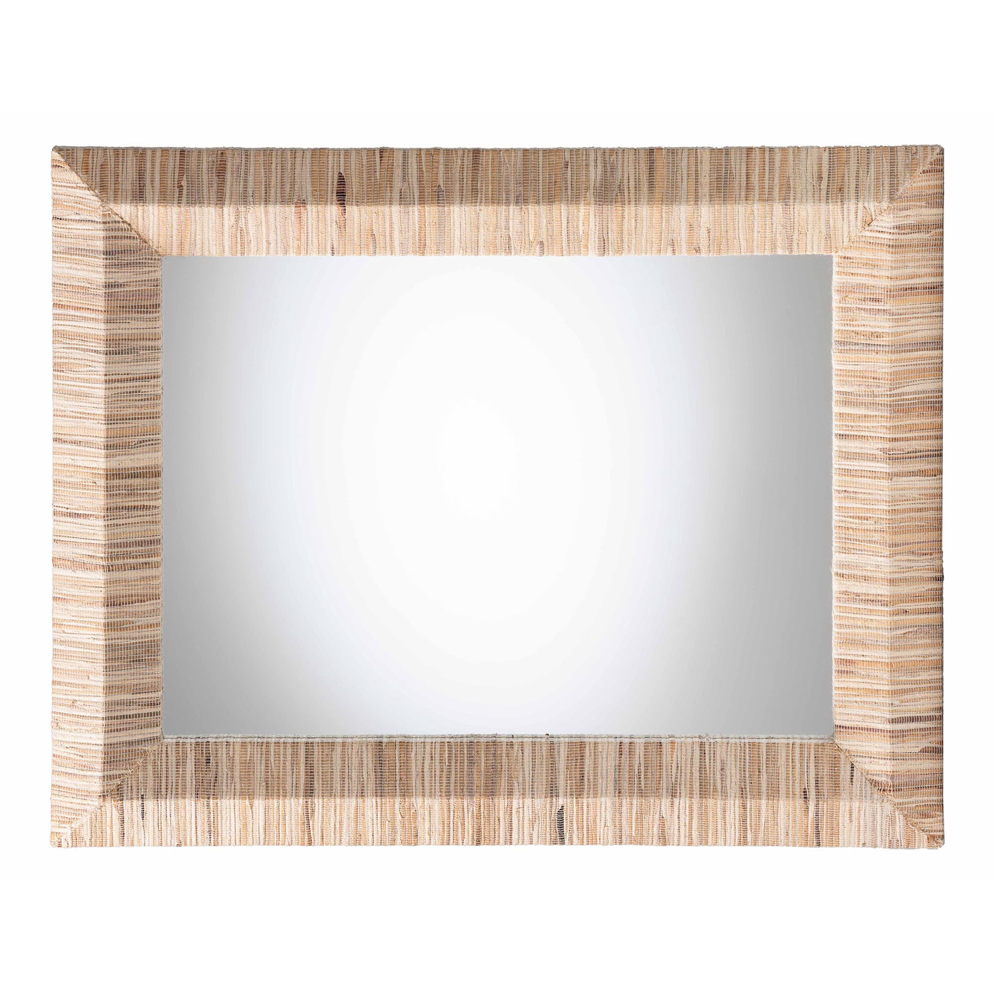 bali & pari Adino Boho Mirror, Rectangle, Natural