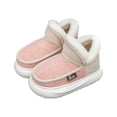 thumbnail image 1 of Botas de nieve cálidas y esponjosas para mujer, calzado cómodo con suela gruesa y suave, plataforma, botas gruesas de algodón para parejas, 1 of 5
