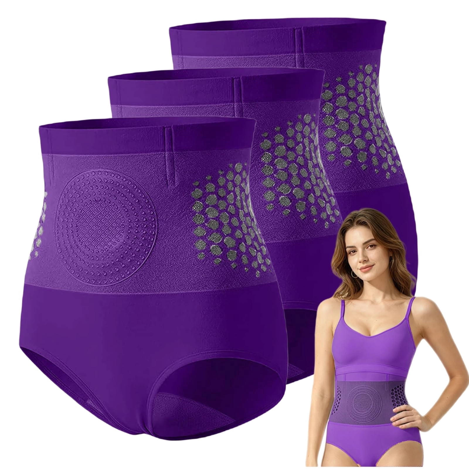 3 PCS Moringa and Berberine Shorts, 4-in-1 Micro-Particle Sculpting Yoga Pants, High Waisted Thermogenic