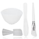 thumbnail image 2 of Set 4pcs mascarilla facial tazón set de cuchara de mediana espátula silicona cepillo de mascarilla lavable aplicador, 2 of 7
