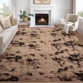 thumbnail image 4 of Memoryfield 9' x 12' Area Rug, Tie-Dye Plush Non-Skid Rug, for Bedroom Living Room Nursery, Brown, 4 of 9