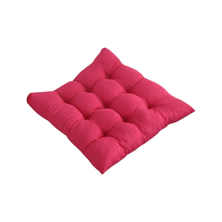 Square Large Chair Cushion with Ties Ultra Soft Warm Floor Cushion for Kids  Reading Nook Comfortable Square Seat Cushion