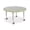 Driftwood/Gray, variant on Jonti-Craft Berries® Round Activity Table - 48" Diameter, A-height - Driftwood Gray/Gray/Gray
