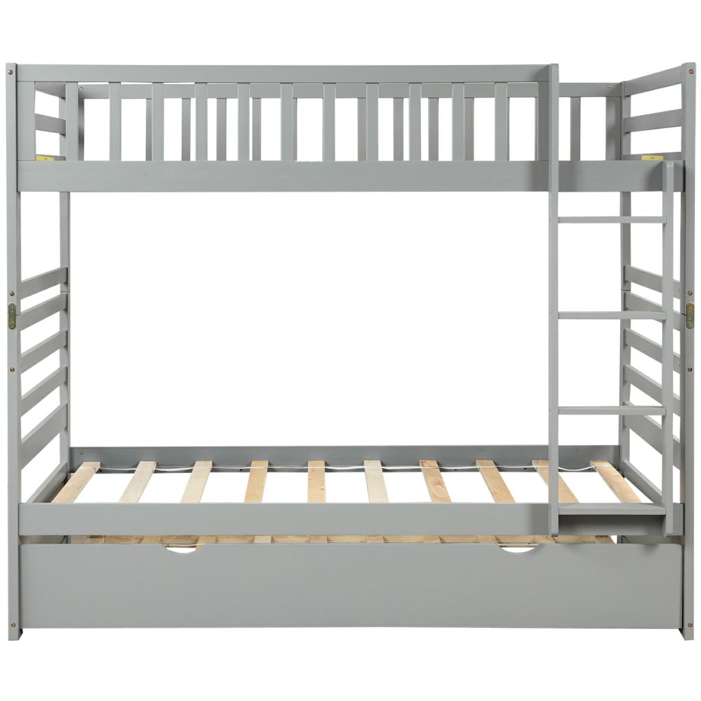 Twin Bunk Beds Bed Frames Size, Captains Bunk Bed With Trundle