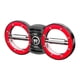 thumbnail image 3 of Equipo de entrenamiento de brazos, máquina rotadora multifuncional con contador, fortalecedor de ejercicio para antebrazo, muñeca del brazo negro rojo, 3 of 9