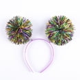 thumbnail image 2 of Ticikt Pom Pom Head Bopper-Yarn Spings Pom Headwear Party Headband for Adults and Kids, 2 of 4