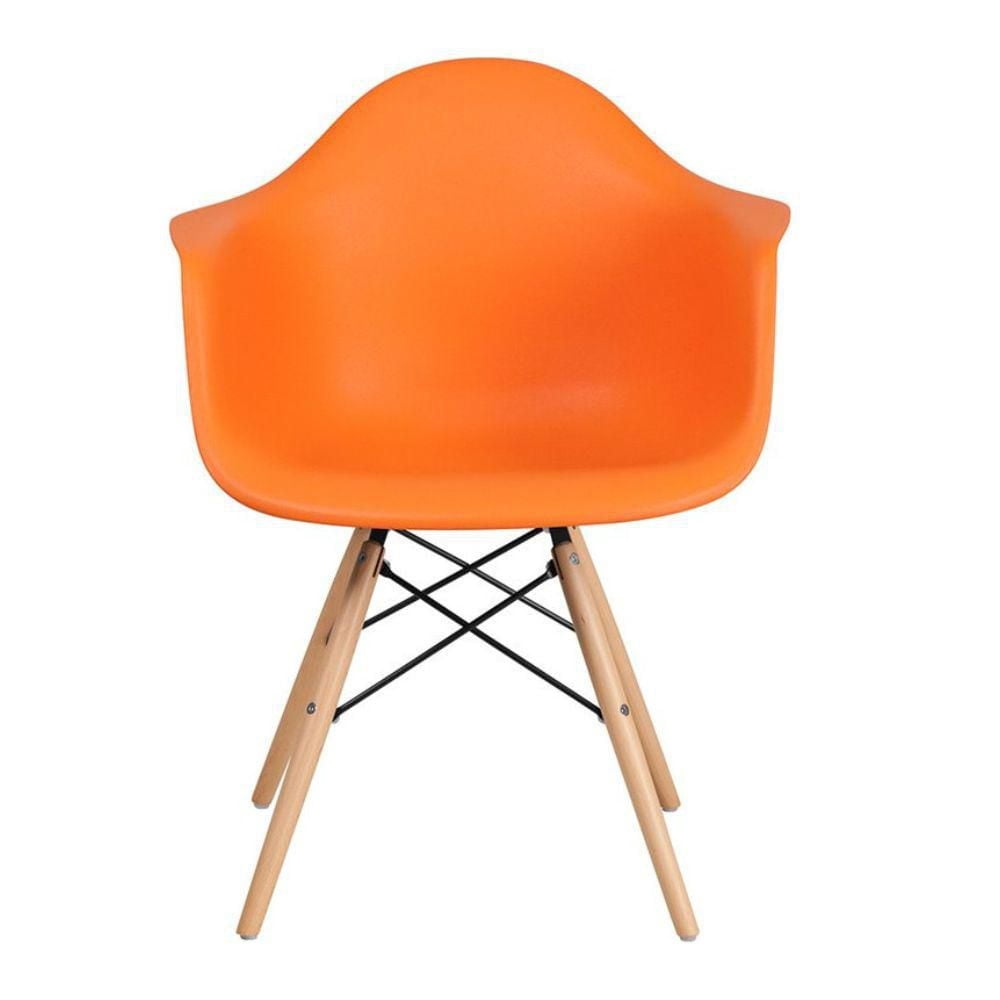 Heavenly Collection Bucket Armchair with Wood legs