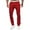 C97/Red, variant on Rggeeun Mens Pants Slim Waist Full Trousers Men's Casual Solid Color Mid Pocket Length Fashion Pant Men's Pants Comfort