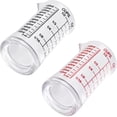 Ackers 4oz Glass Measuring Cup – Shot Glass with Ounce,Ml,Cups Markings ...