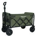 thumbnail image 3 of Olurrisa Expandable Dual-Layer Utility Wagon with 100% Extra Space - Grocery Cart for Camping, Shopping, Sports, Gardening, Fishing, Supports 225lbs, army green, 3 of 8