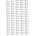 thumbnail image 4 of Tornillos de fijación, 100 unidades de tornillos autorroscantes cruzados, tornillos autorroscantes redondos con cabeza de arandela meticulosamente diseñados, 4 of 12