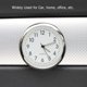 thumbnail image 5 of Adorno Para Coche, Reloj Automotriz Brillante, Reloj Automático, Decoración Interior De Automóviles, Reloj Adhesivo, Adornos, Accesorios, Regalos De Navidad Eigraketly VI008722-02, 5 of 6