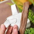 thumbnail image 6 of (0-3.5Years) Boys Girls Vintage Double Buckle Sandals Closed Toe Anti-Kick Soft Non-Slip Sole Summer Shoes for Toddler Baby Kids White 9 Toddler(27), 6 of 8