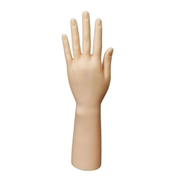 Expositor de joyas de mano, maniquí femenino, joyería, pulsera, anillos, guantes Izquierda
