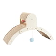 thumbnail image 1 of Arch Bridge Cat Scratcher Board Estable Reciclable Cat Scratcher Board Blanco Talla L Jinwen Almohadilla para rascar gatos, 1 of 8