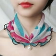 thumbnail image 5 of Cheers.US Scarfs for Women Lightweight Print Floral Pattern Scarf Fashion for Party, 5 of 5