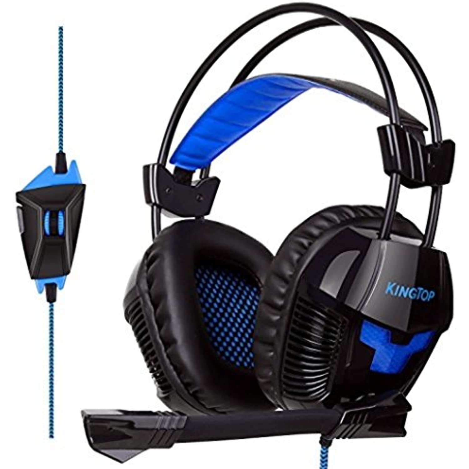 Gaming Headset PS4 Headphone Connector High Sound Pickup Microphone