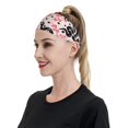 thumbnail image 5 of Uemuo Black Snake Printed Sports Headbands for Men Women,Moisture Wicking Workout Headband, Sweatband Headbands,Non-slip Workout Gym Yoga Headband, 5 of 9