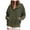 AG, variant on Corduroy Hooded Jackets Casual Zip Up Sweatshirt Jacket Winter Coat Hoodies with Pockets (AG, XXL)