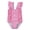 Pink, variant on stylesilove Baby Girl Ruffle Striped Swimsuit One-Piece (90/12-18 Months, Pink)