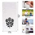 thumbnail image 2 of Ryvnso Flower-z1 Hand Towels for Bathroom Cotton Face Towel Decorative 15.5x29.5 inch, 2 of 7