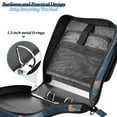 thumbnail image 6 of Zipper Binder Blue and Gold Art 1.5 Inch Binder Folder Bag with Shoulder Strap and Handle, 6 of 8
