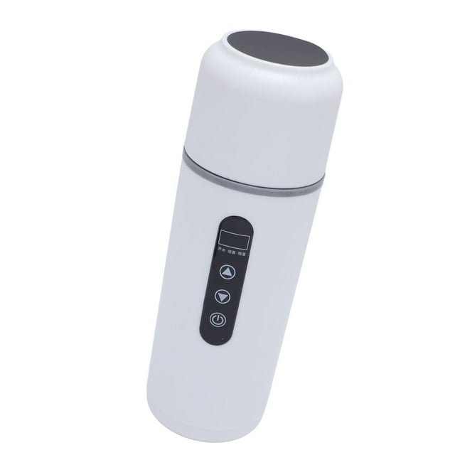 500ml Car Portable Heating Cup Portable Travel Electric Cup Stainless Steel Car Electric Kettle Car Coffee Maker for Car Truck