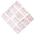 thumbnail image 3 of Nail DIY Sticker, Nail Art Sticker Non- Practical Red Lips Heart Shape Safe   for Nails Toenails for DIY Nail Art for Household Nail Shop, 3 of 8