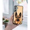 thumbnail image 5 of WIRESTER Shockproof Soft Rubber Cover Case for Samsung Galaxy A16 5G 6.7", Black Tan German Shepherd Dog On Sunset Background, 5 of 5