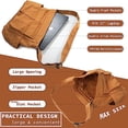 thumbnail image 3 of Bolso de mensajero de lona Bolso de mano de lona Bolso bandolera Hobo con múltiples bolsillos Bolso de hombro de lona para mujeres y hombres, 3 of 6