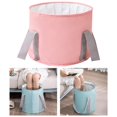 thumbnail image 3 of Lavabo Plegable, de piezaza Portátil para Remojar Los Pies Plegable Impermeable para Viajar Al Acampar , Rosado perfecl Lavabo plegable para pies, 3 of 8