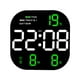 thumbnail image 5 of Reloj de pared digital con pantalla grande y temporizador de cuenta regresiva de 12 h y 24 h LED de escritorio Pantalla verde, 5 of 9
