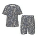 thumbnail image 1 of Balery Daisies Flowers Conjunto de Pijama Infantil de Manga Corta con Estampado – Ropa de Dormir de Algodón Suave-Small, 1 of 6