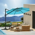 thumbnail image 3 of 10FT Premium Cantilever Patio Umbrella, 360° Rotation, Adjustable Tilt & UV 50+ Sun Protection for Outdoor Spaces, 3 of 8