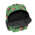 thumbnail image 6 of FORMRS School Backpack with Front Zippered Pocket 12" Elementary Student Travel Daypack, American Footballs, 6 of 6