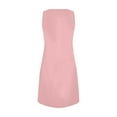 thumbnail image 7 of GXIPO Sun Dresses for Women 2025 Vacation Summer Casual Sleeveless Tank Dress Beach Cover Ups Trendy Midi Sundress Pink XL, 7 of 7
