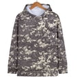 thumbnail image 4 of Bovemsi Sweatshirt for Women Long Sleeved With Gradient Letter Printed Pockets And Camo Hoodie, 4 of 9